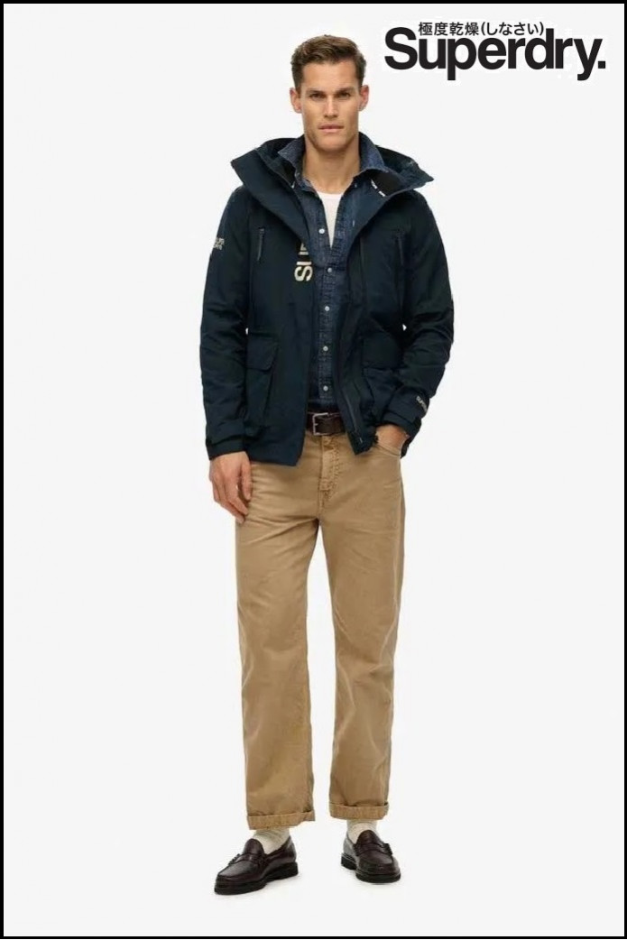 CORTAVIENTO ULTIMATE AZUL SUPERDRY