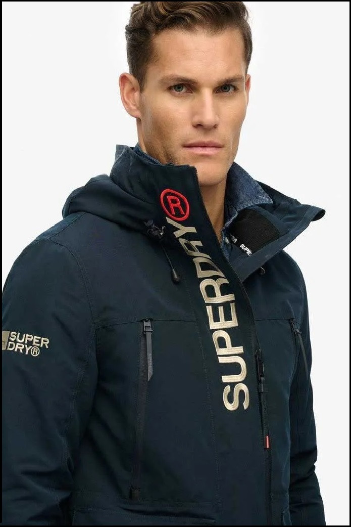 CORTAVIENTO ULTIMATE AZUL SUPERDRY