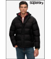 CHAQUETA ACOLCHADA TECH NEGRA SUPERDRY