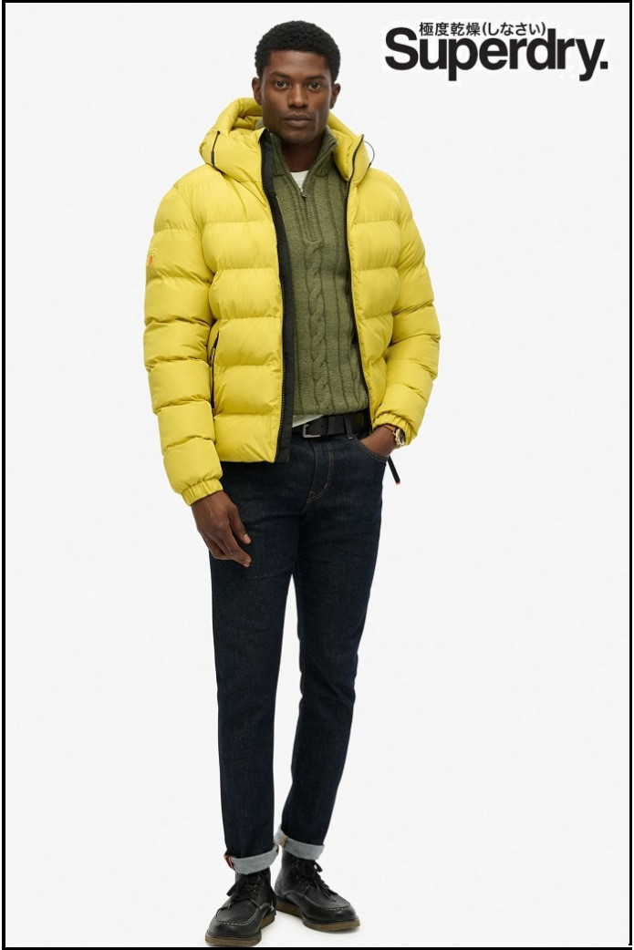 CHAQUETA ACOLCHADA DEPORTIVA CAPUCHA SUPERDRY