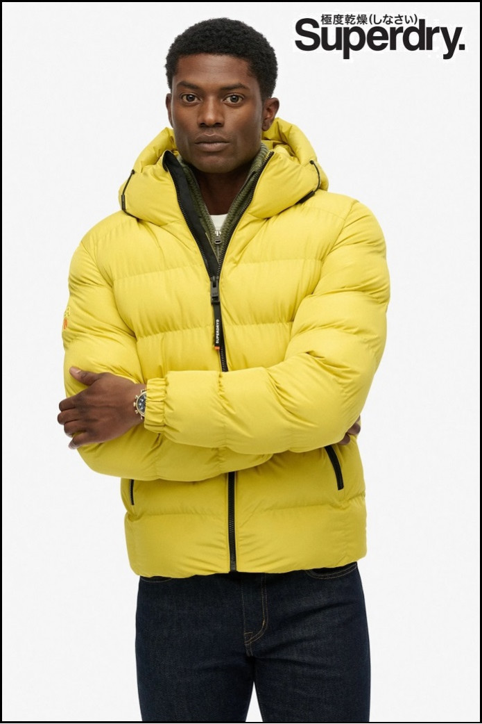 CHAQUETA ACOLCHADA DEPORTIVA CAPUCHA SUPERDRY