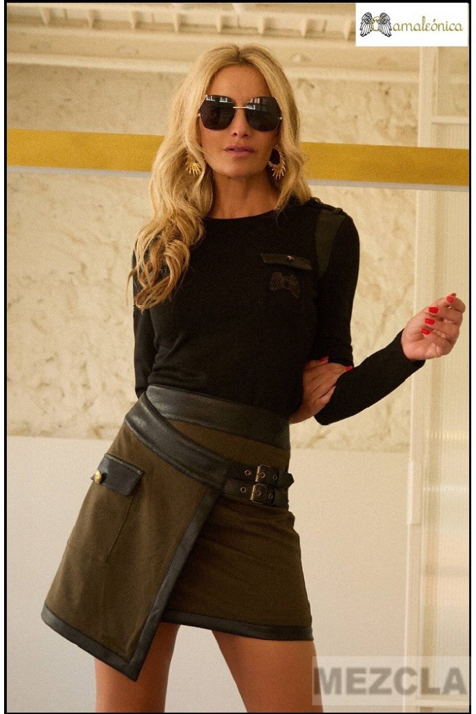 FALDA MANGO CAMALEÓNICA BY  CAPRICHE