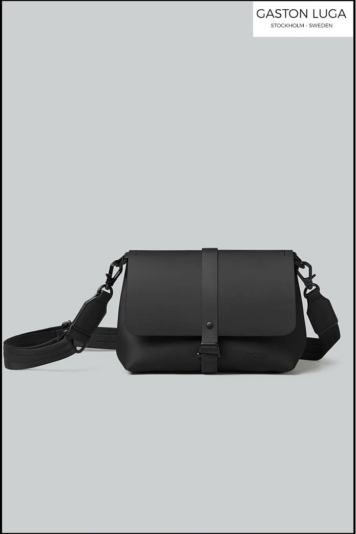BOLSO BANDOLERA SPLÄS NEGRO GASTON LUGA