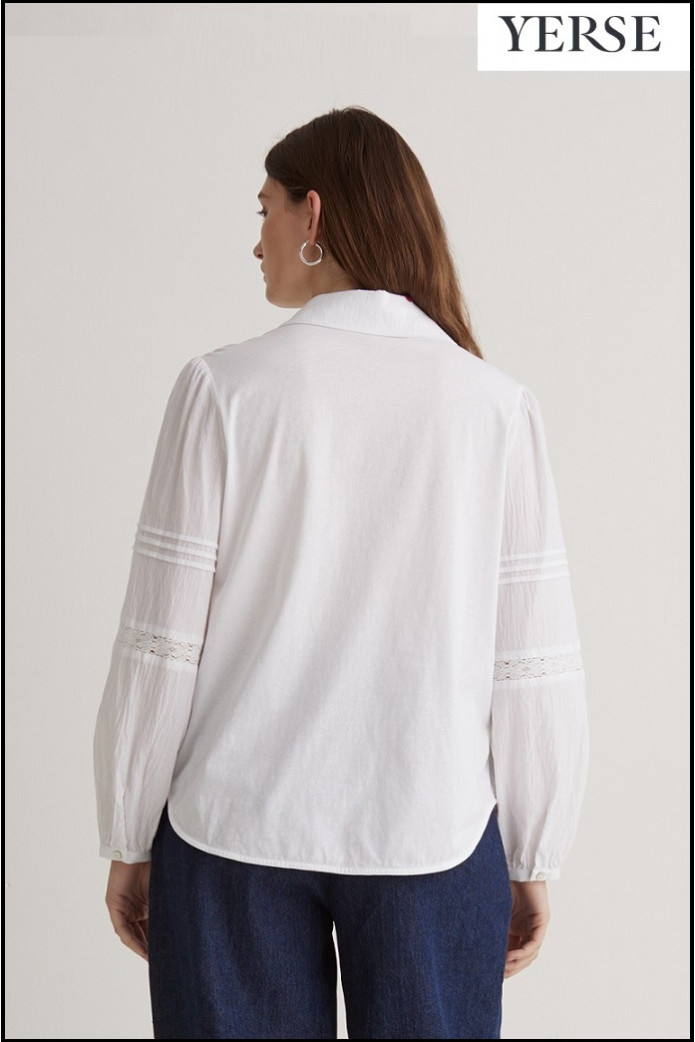 BLUSA PUNTILLAS YERSE