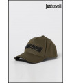 GORRA BASEBALL VERDE LOGO NEGRO JUST CAVALLI