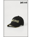 GORRA BASEBALL NEGRA LOGO DORADO JUST CAVALLI