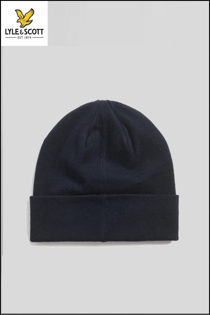GORRO LANA MERINO AZUL LYLE & SCOTT