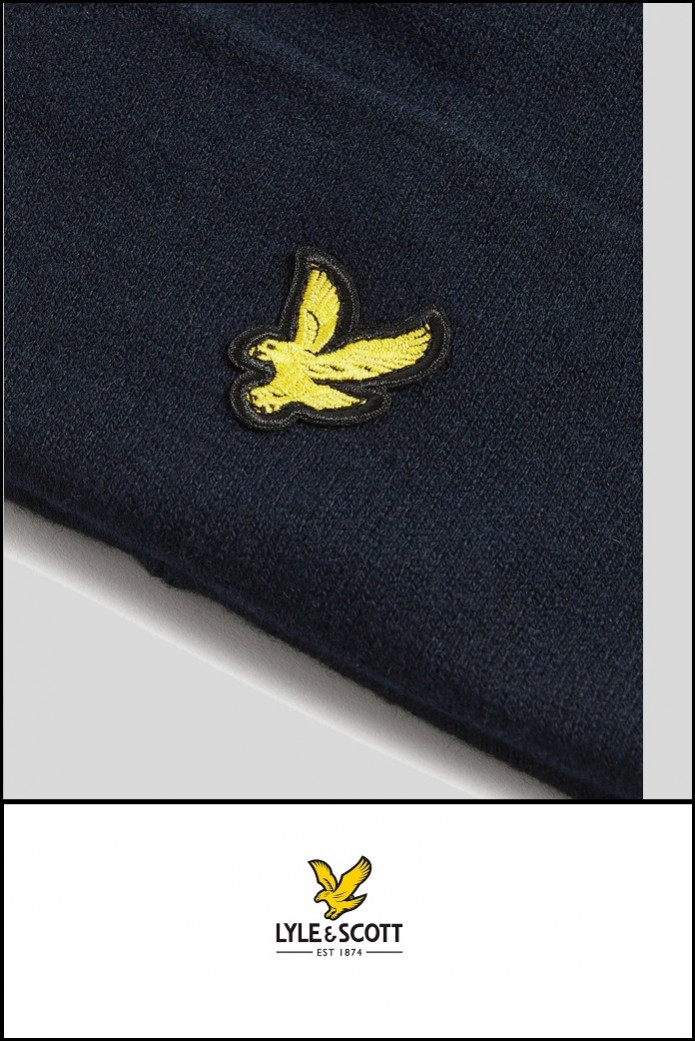 GORRO LANA MERINO AZUL LYLE & SCOTT