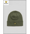 GORRO LANA MERINO VERDE OSCURO LYLE & SCOTT