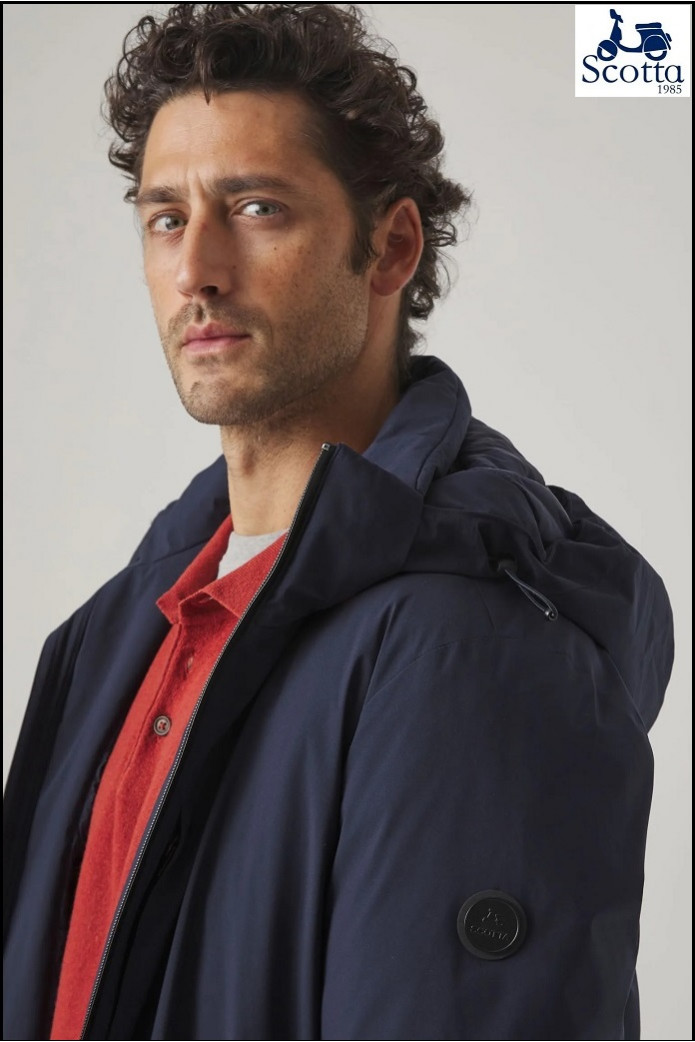 PARKA ULTRALIGHT AZUL SCOTTA