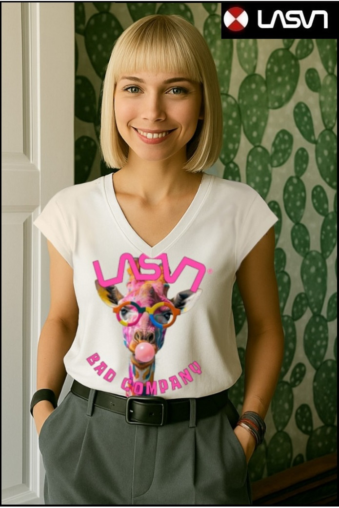 CAMISETA DE MUJER LARGE BLANCO LA SAL