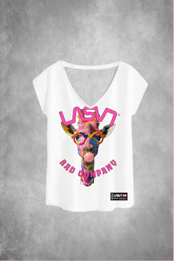 CAMISETA DE MUJER LARGE BLANCO LA SAL