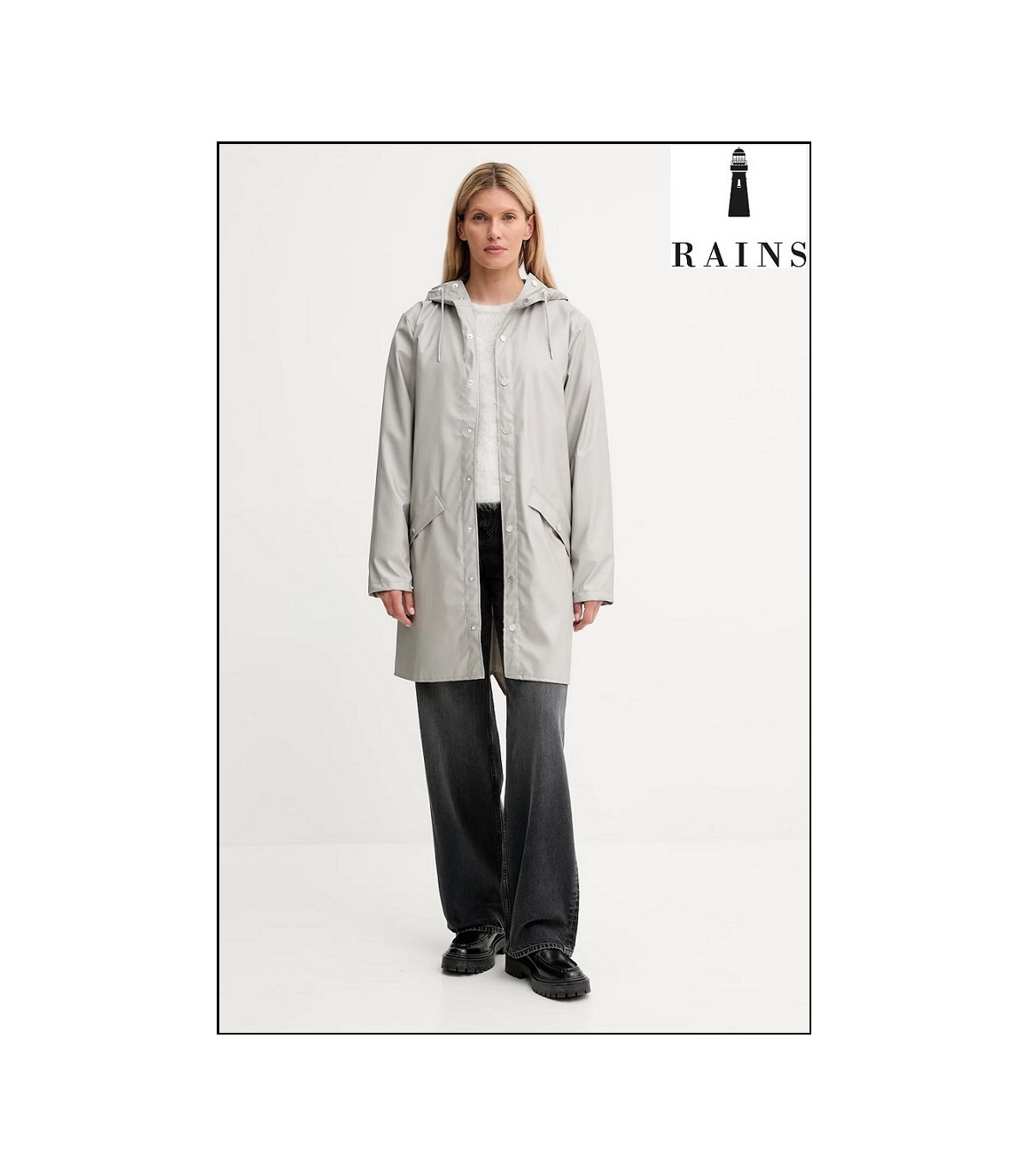 CHAQUETA-IMPERMEABLE UNISEX LARGA NIMBUS RAINS