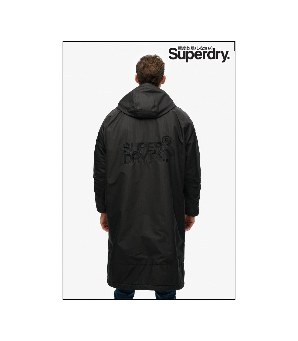 PARKA NEGRA SUPERDRY
