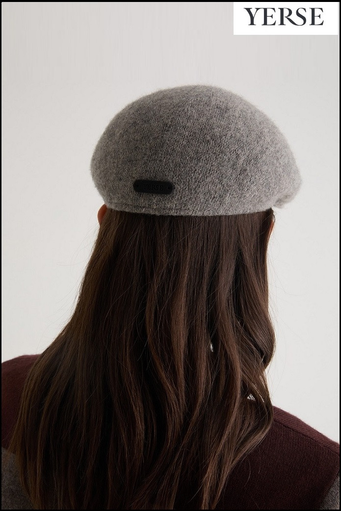 BOINA CON LANA GRIS YERSE