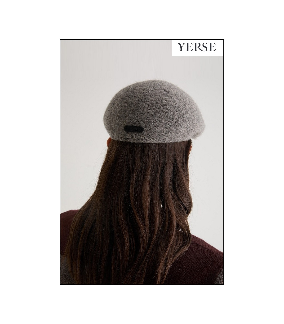 BOINA CON LANA GRIS YERSE