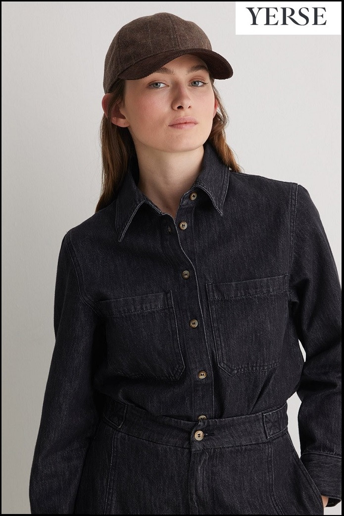 GORRA DE PANA Y FRANELA MARRÓN YERSE