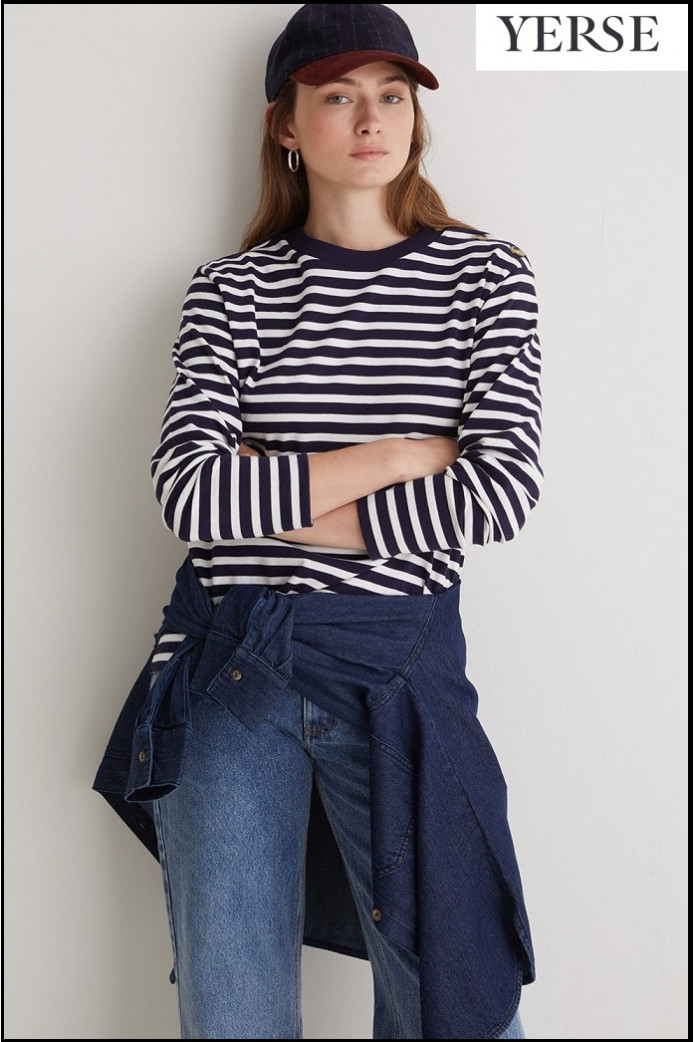 GORRA DE PANA Y FRANELA AZUL MARINO YERSE