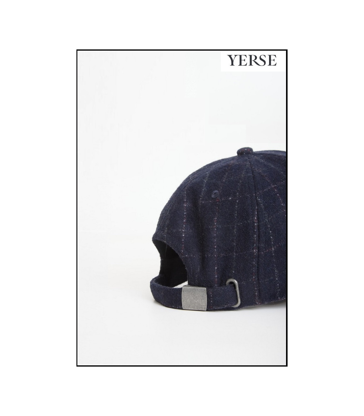 GORRA DE PANA Y FRANELA AZUL MARINO YERSE