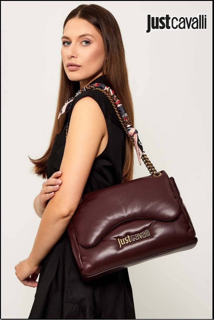 BOLSO FOULARD BURDEOS JUST CAVALLI