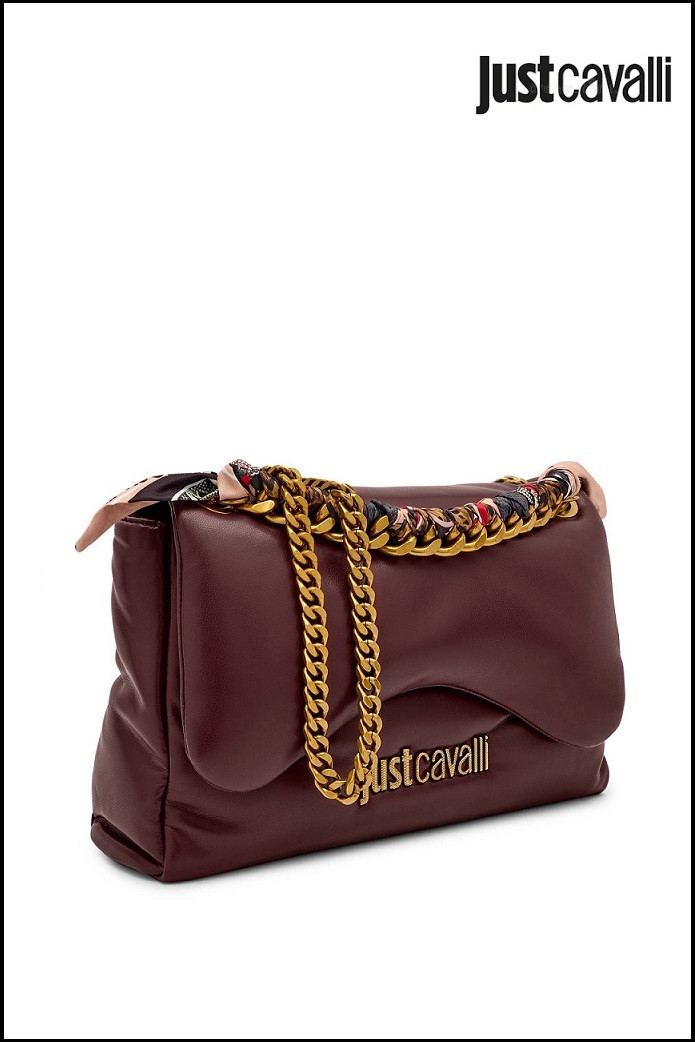 BOLSO FOULARD BURDEOS JUST CAVALLI
