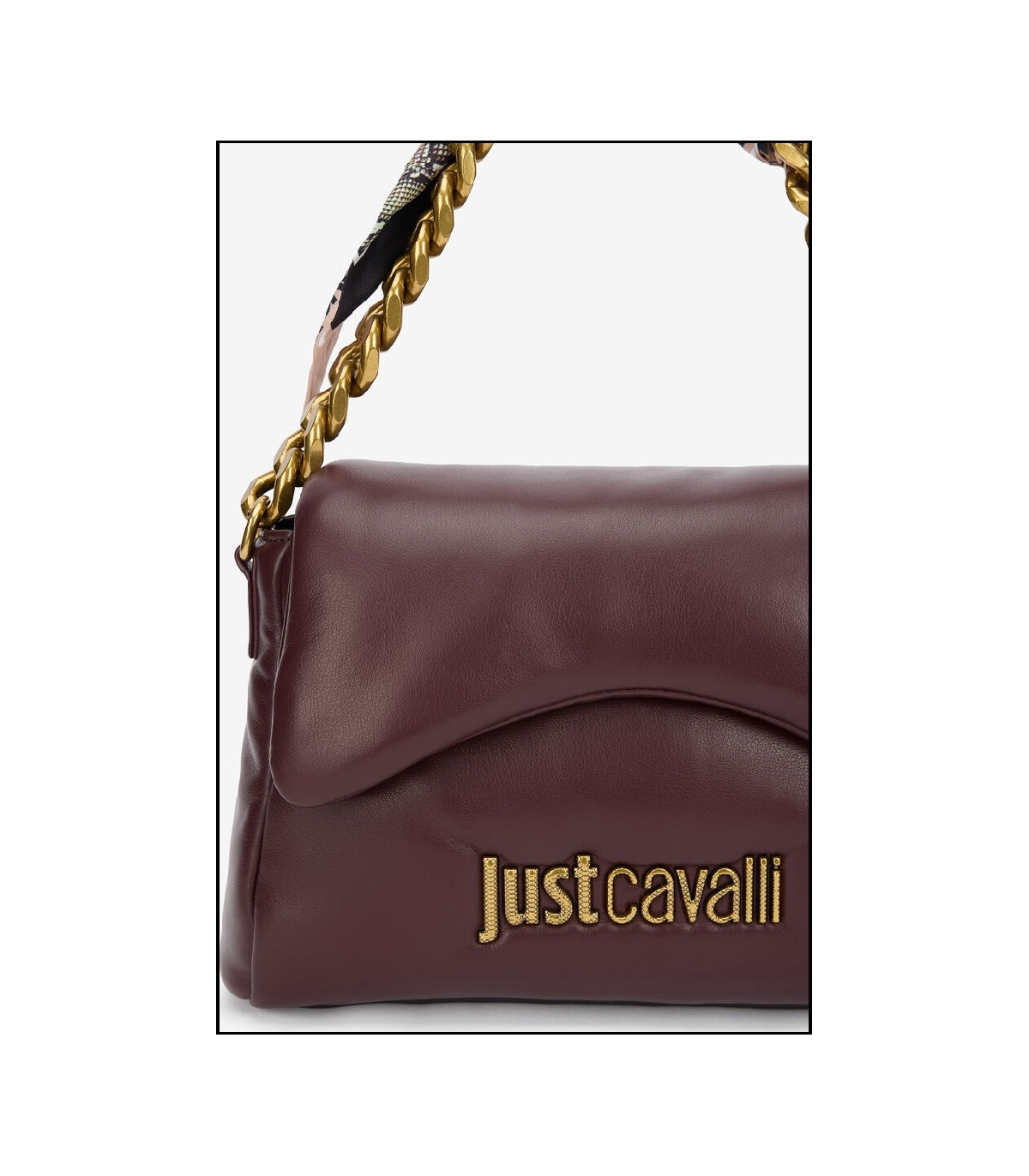 BOLSO FOULARD BURDEOS JUST CAVALLI