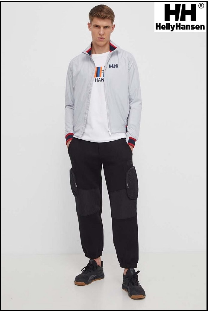 SALT WINDBREAKER JACKET GREY HELLY HANSEN