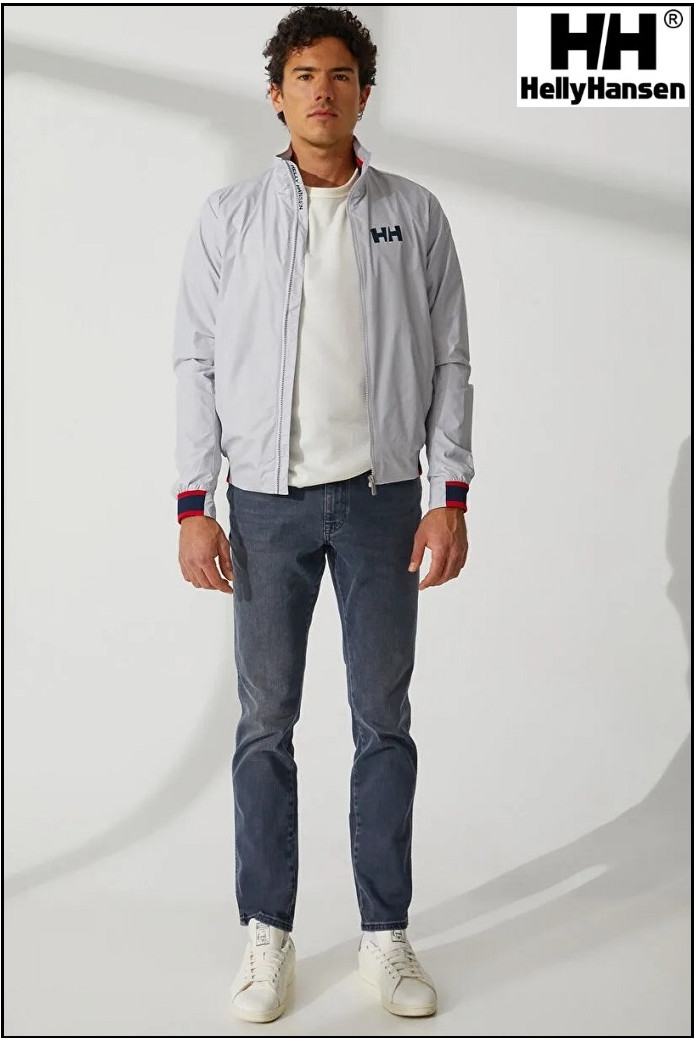 SALT WINDBREAKER JACKET GREY HELLY HANSEN