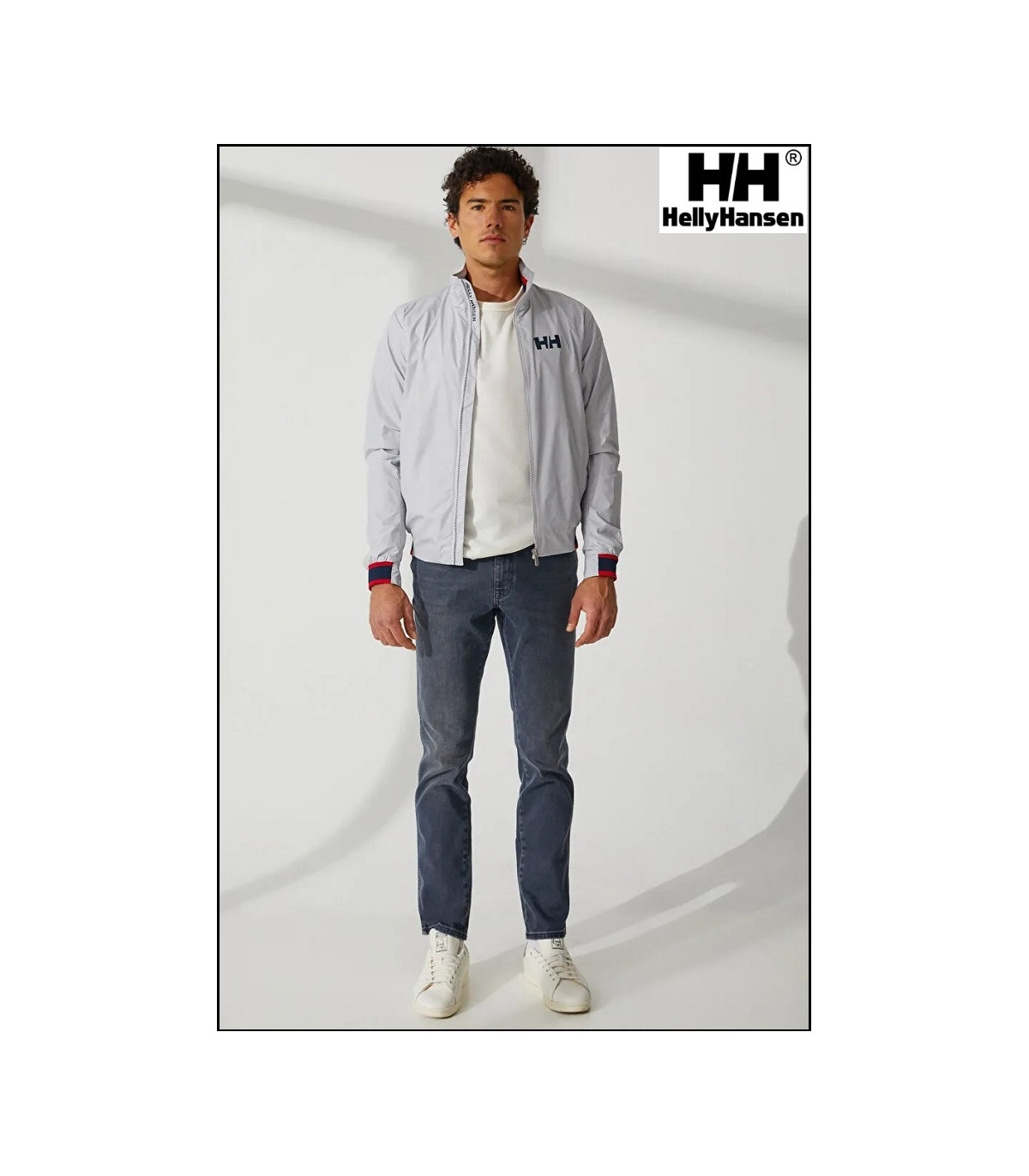 SALT WINDBREAKER JACKET GREY HELLY HANSEN