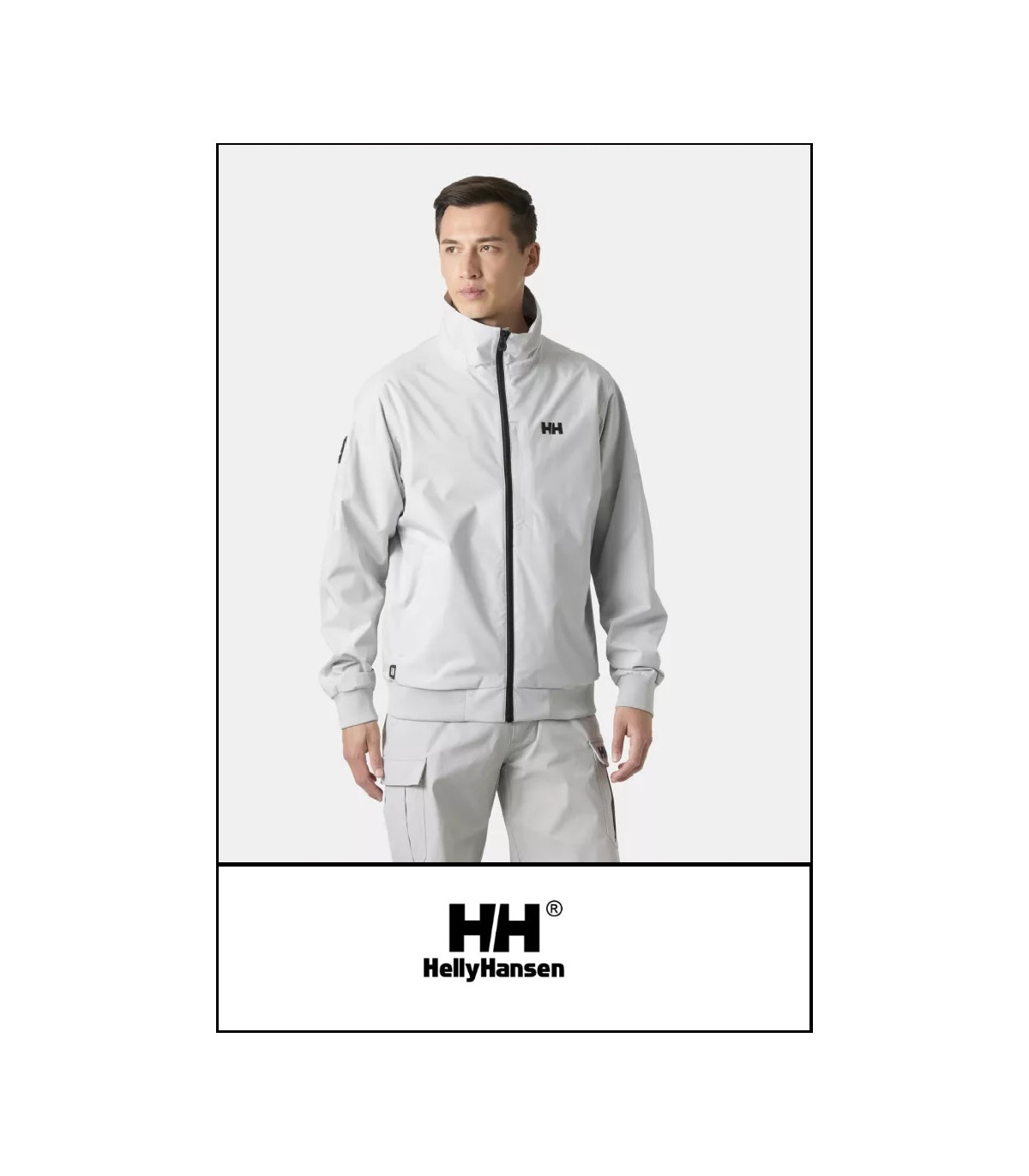 HP RACING BOMBER JACKET GRIS 3.0 HELLY HANSEN