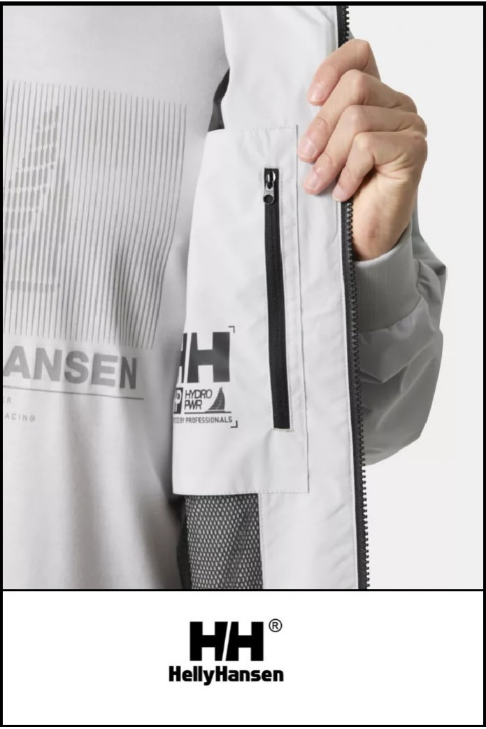 HP RACING BOMBER JACKET GRIS 3.0 HELLY HANSEN
