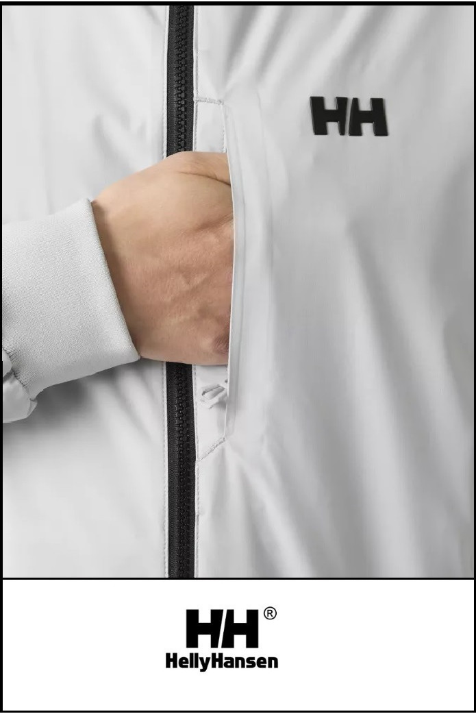 HP RACING BOMBER JACKET GRIS 3.0 HELLY HANSEN