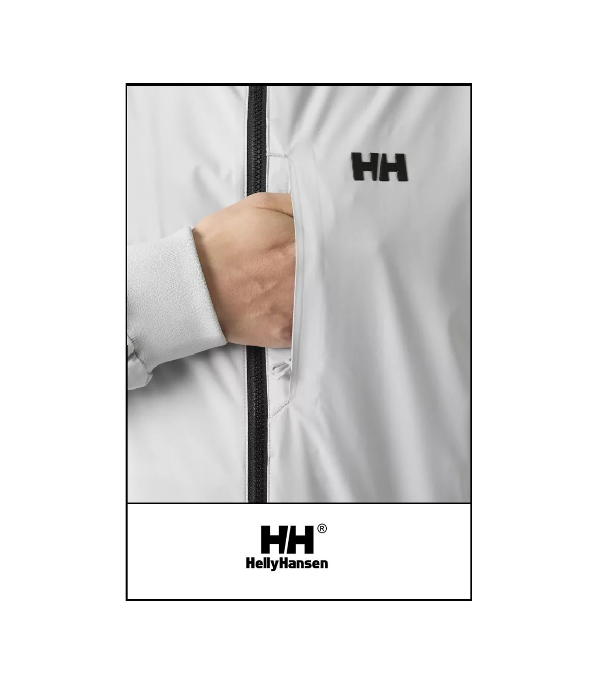 HP RACING BOMBER JACKET GRIS 3.0 HELLY HANSEN