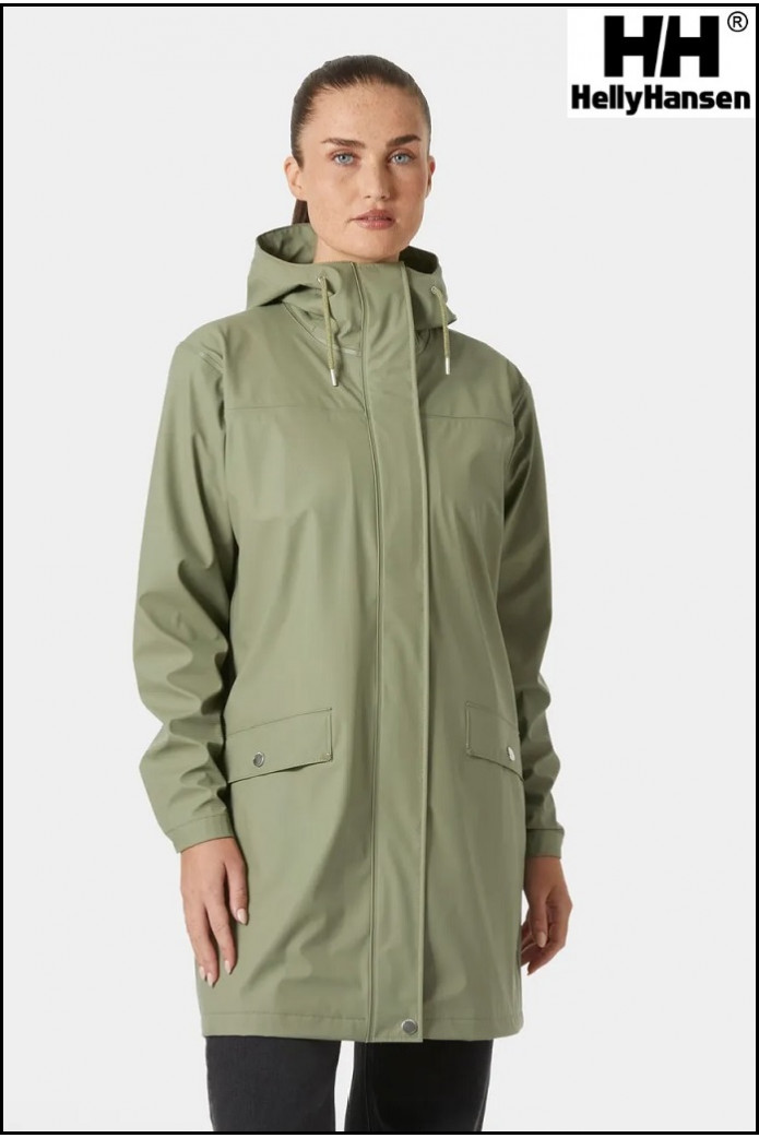 IMPERMEABLE VERDE MOSS MUJER HELLY HANSEN
