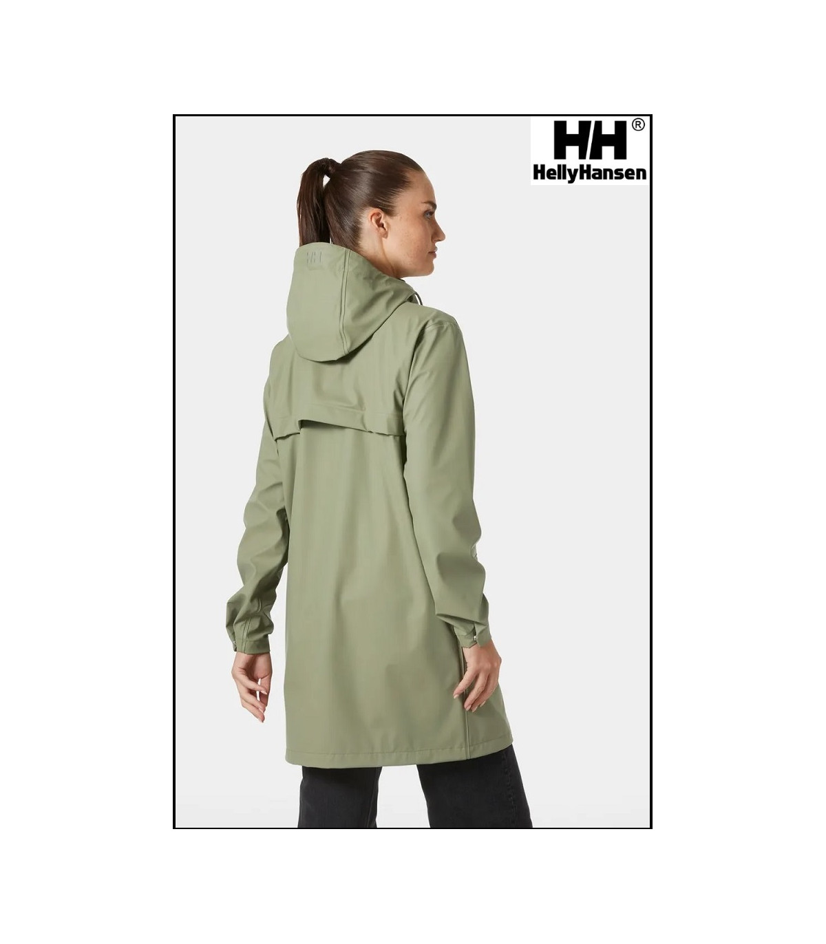 IMPERMEABLE VERDE MOSS MUJER HELLY HANSEN