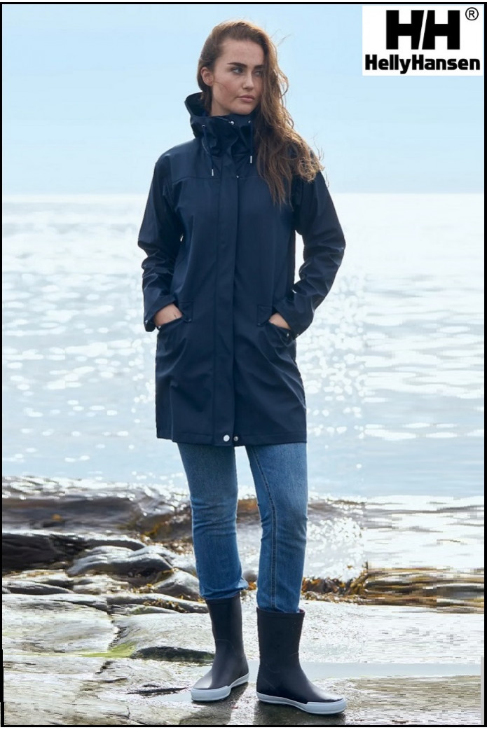 IMPERMEABLE AZUL  MOSS MUJER HELLY HANSEN