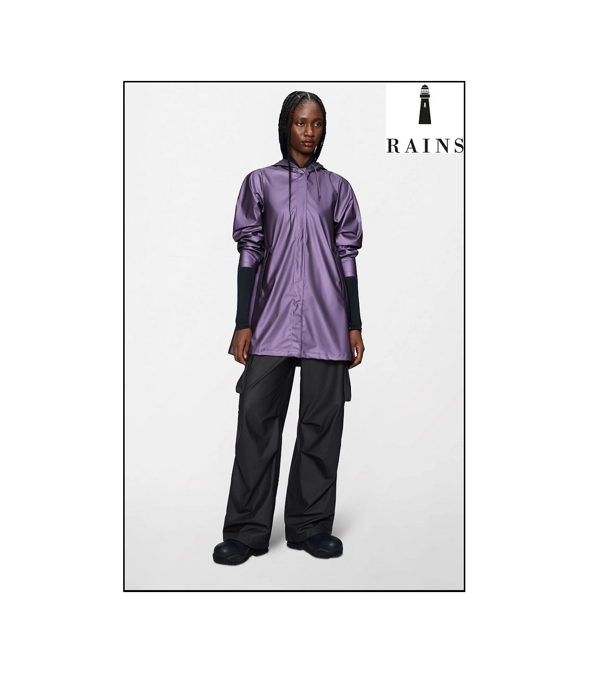 A-LINE W JACKET BODY RAINS