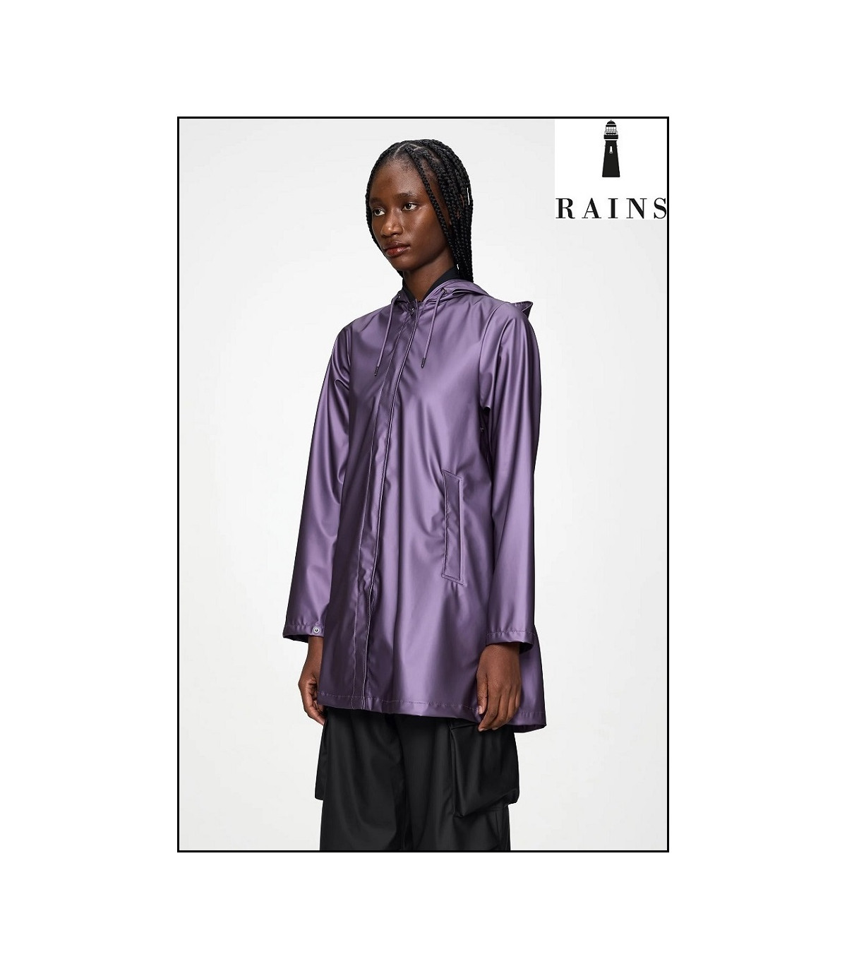A-LINE W JACKET BODY RAINS