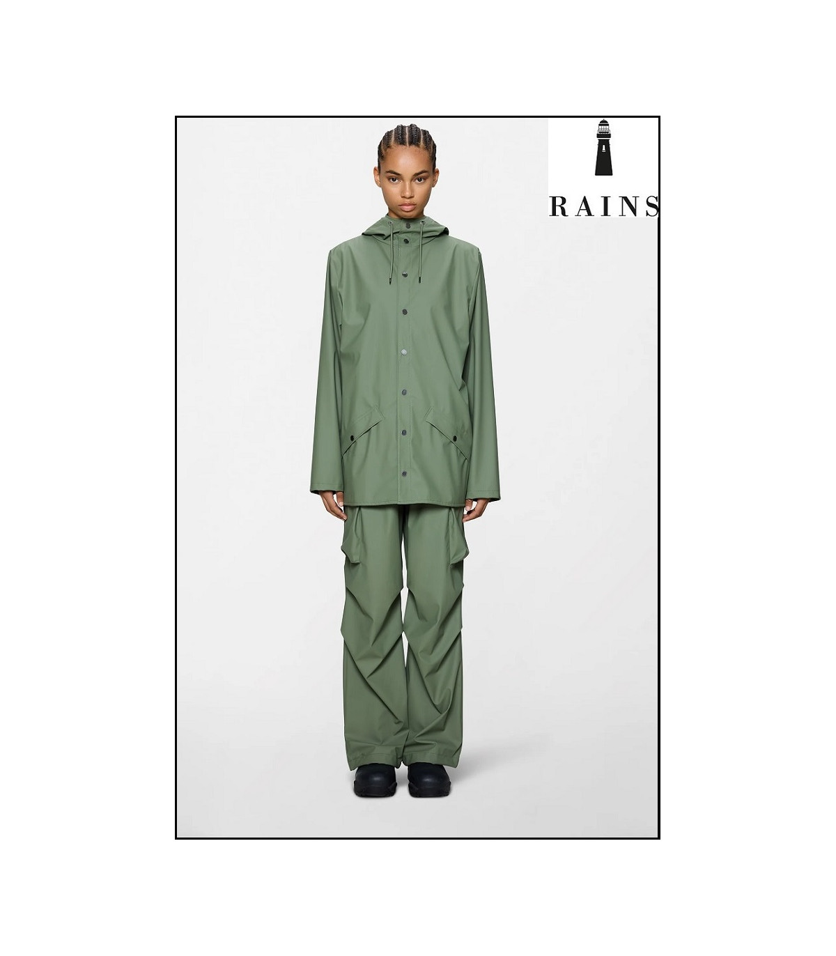 CHAQUETA-IMPERMEABLE UNISEX CORTA WELL RAINS