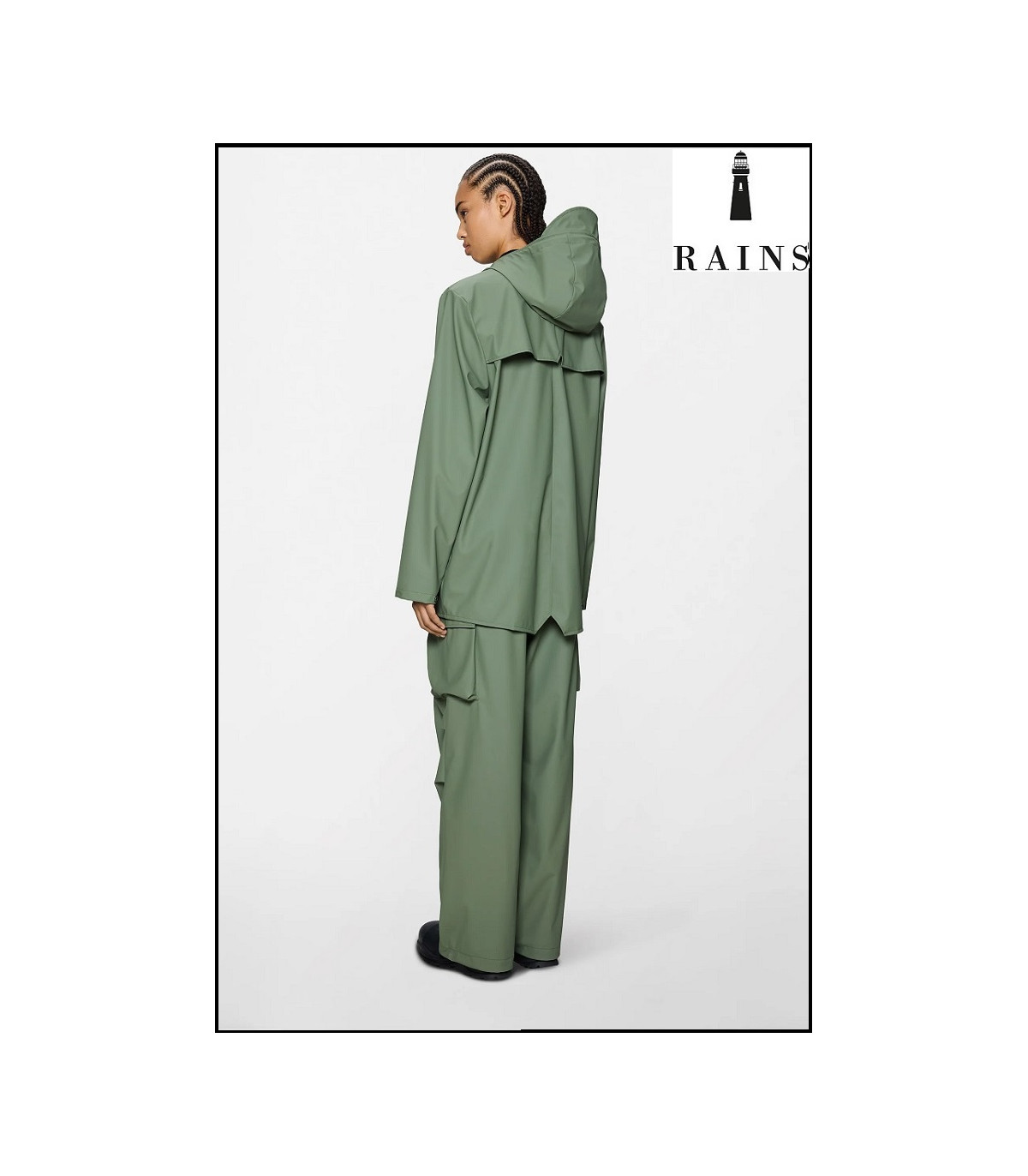 CHAQUETA-IMPERMEABLE UNISEX CORTA WELL RAINS