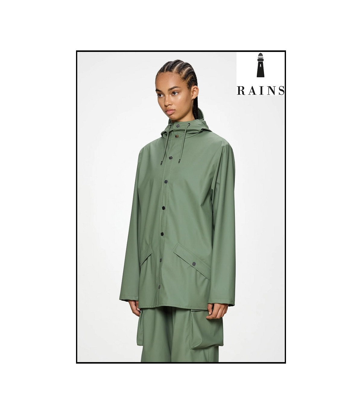 CHAQUETA-IMPERMEABLE UNISEX CORTA WELL RAINS