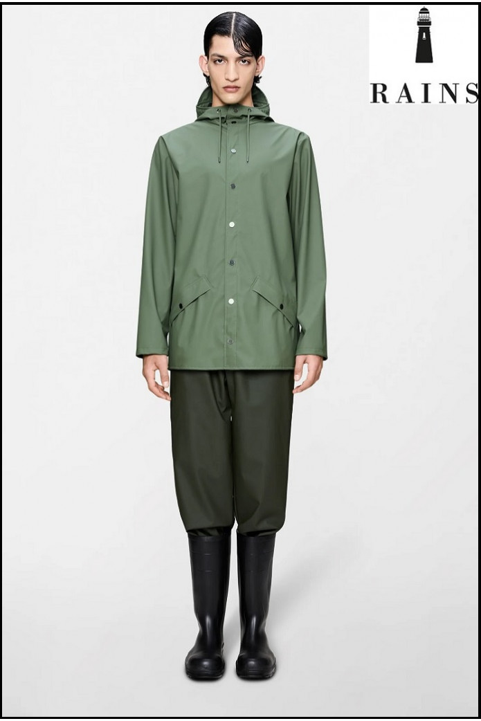 CHAQUETA-IMPERMEABLE UNISEX CORTA WELL RAINS