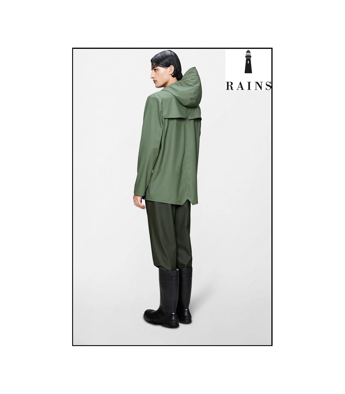 CHAQUETA-IMPERMEABLE UNISEX CORTA WELL RAINS