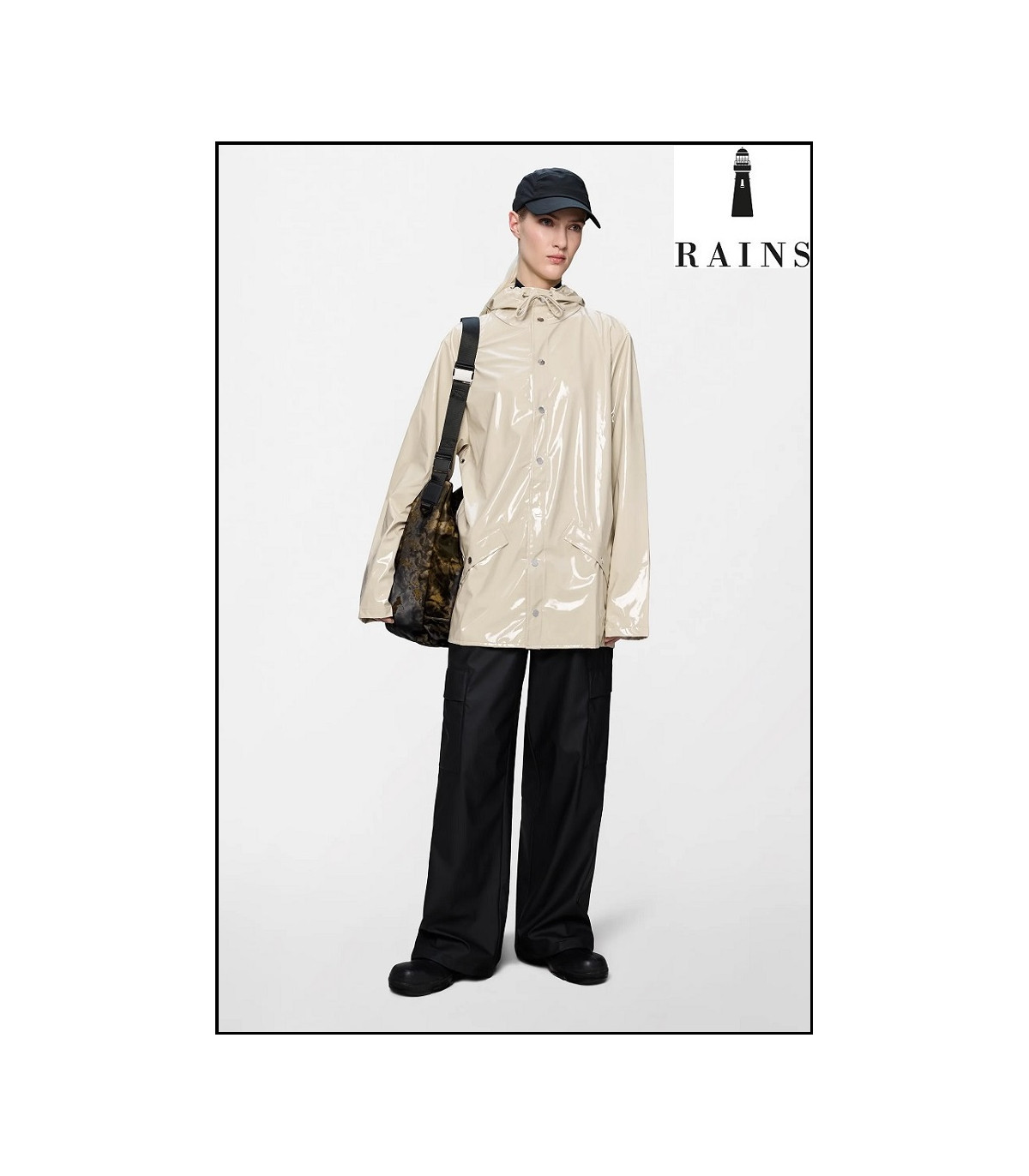 CHAQUETA-IMPERMEABLE UNISEX CORTA SHORE RAINS