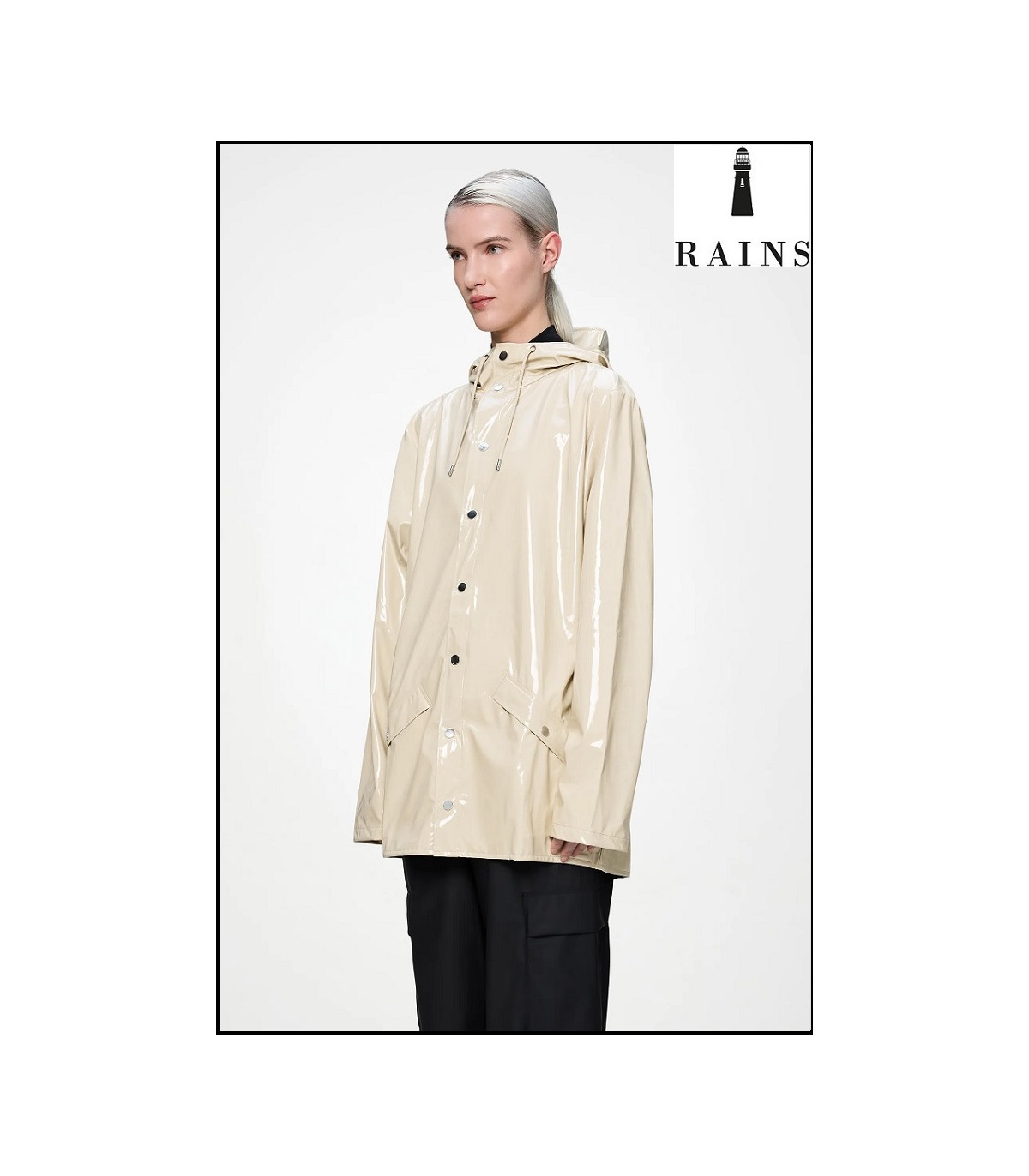 CHAQUETA-IMPERMEABLE UNISEX CORTA SHORE RAINS