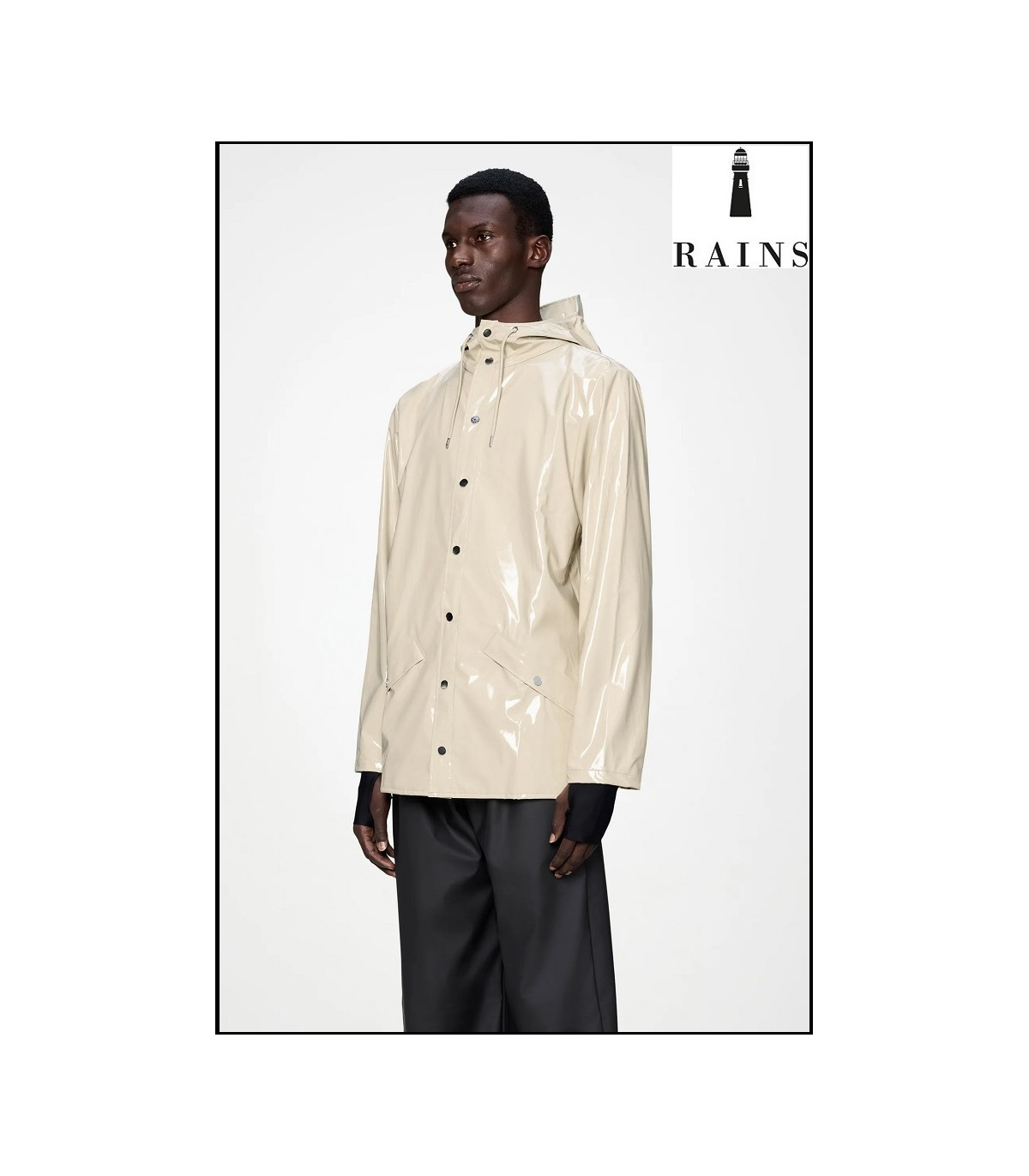 CHAQUETA-IMPERMEABLE UNISEX CORTA SHORE RAINS