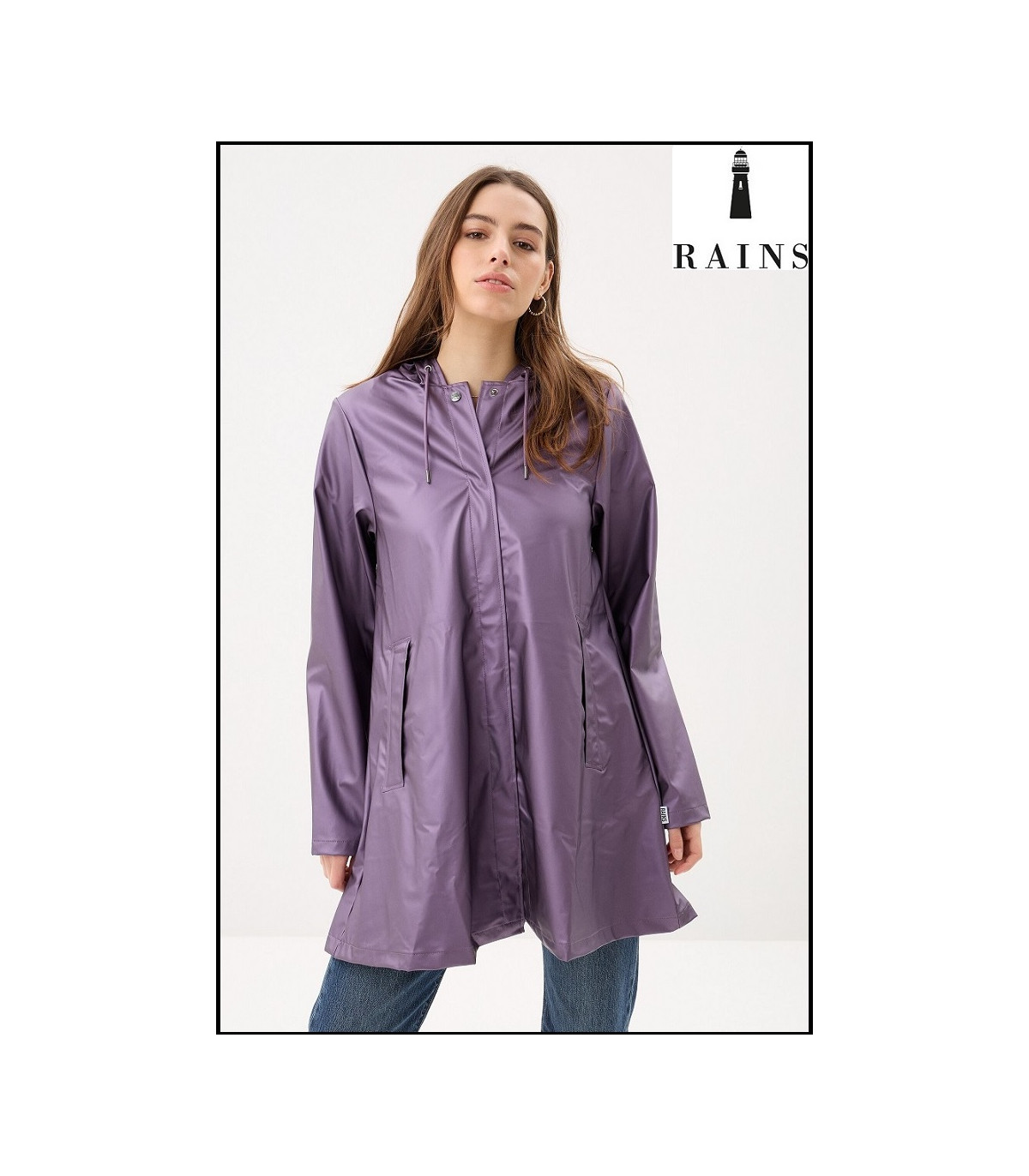 A-LINE W JACKET BODY RAINS