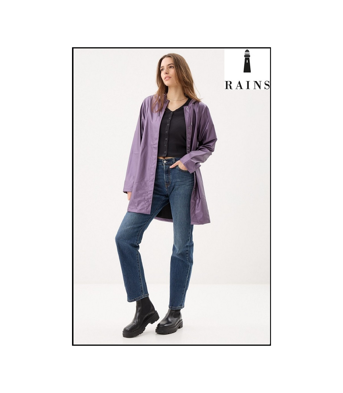 A-LINE W JACKET BODY RAINS