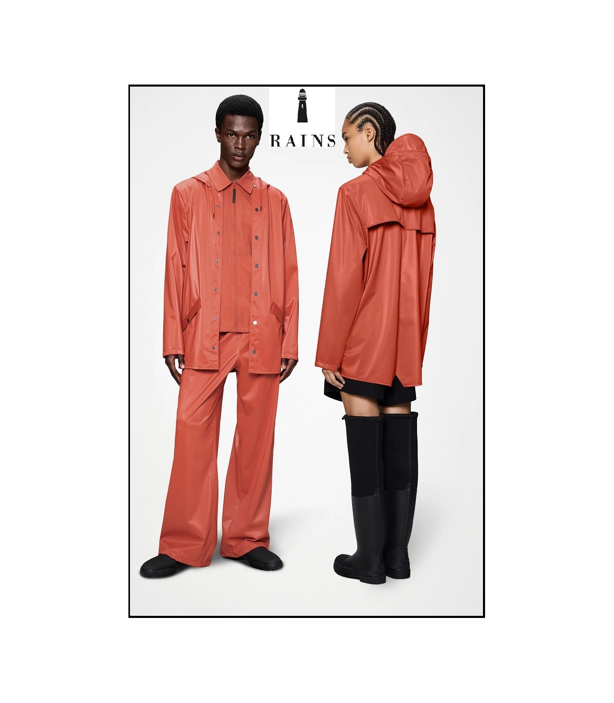 CHAQUETA-IMPERMEABLE UNISEX CORTA KILN RAINS