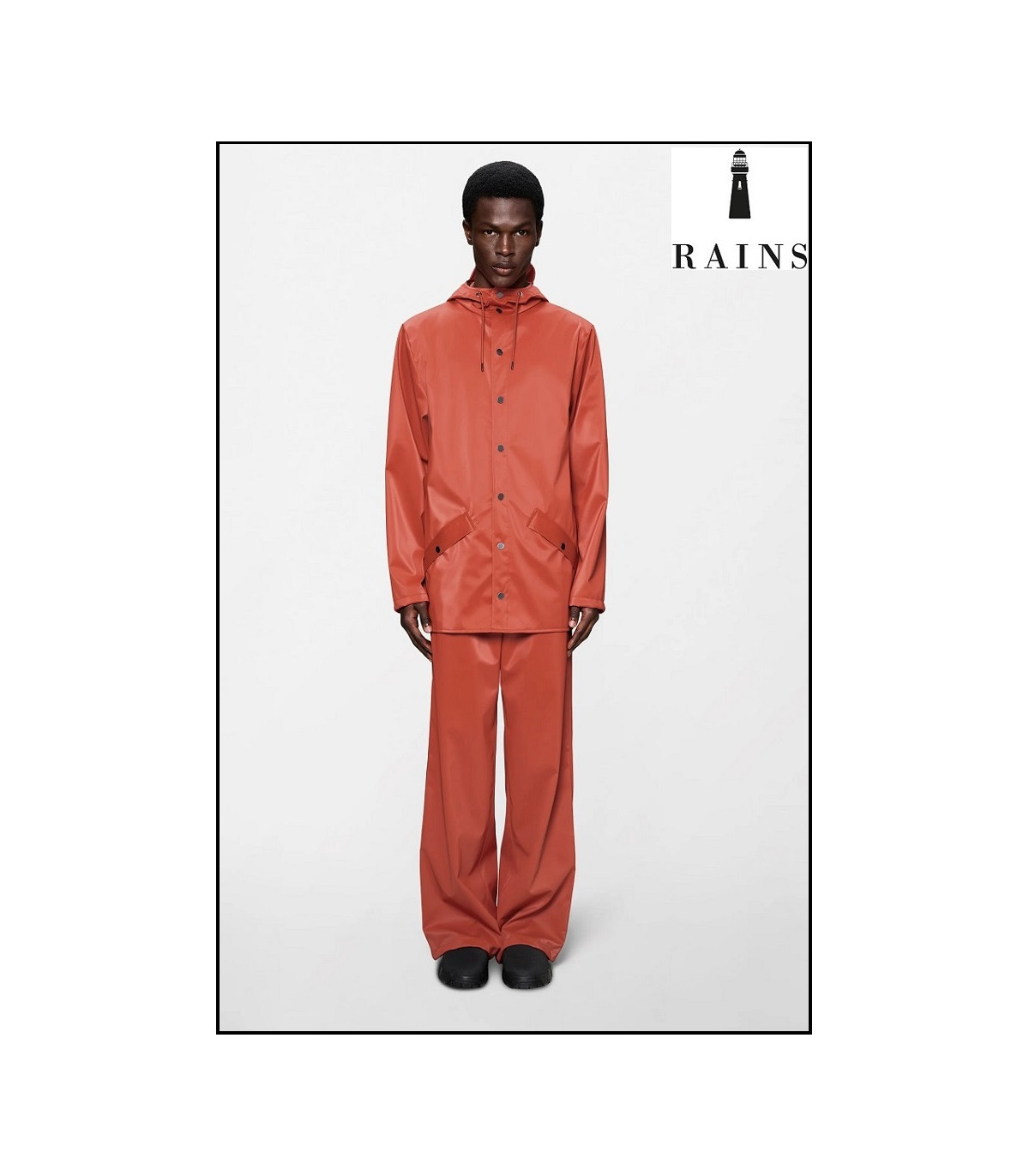 CHAQUETA-IMPERMEABLE UNISEX CORTA KILN RAINS